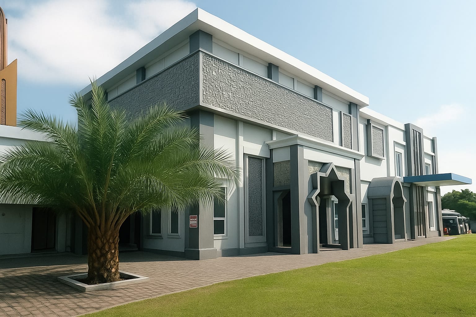 Masjid dan Sekolah Tahfidzul Quran berdampingan